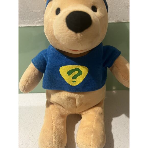 Disney Super Sleuth Winnie The Pooh Bear 9" Plush Stuffed Animal Toy Untested - Picture 3 of 5